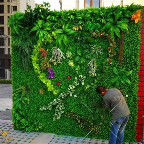 High-quality 40*60cm Plants Wall Artificial Plants for Family Hotel Banquet Deciration DIY Original Manufacturer