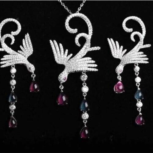 Xj119 Luxury Designer Fashion 925 Sterling Silver Jewelry Hollow Zirconia cz