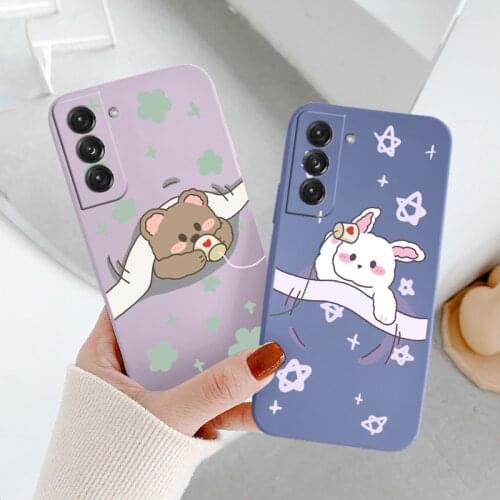 Star Case For Samsung Galaxy S21 S20 FE S10 Note 20 10 Ultra Plus A72 A52 A42 A32 A71 A51 A41 A31 A21S Soft Phone Cover