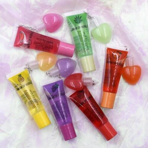 1PC Fruit Burst Lip Oil Scented Lip gloss Plumping Lip gloss Scented Lip Jelly Big Lip Gloss Moisturizer Shiny Vitamin E TSLM2