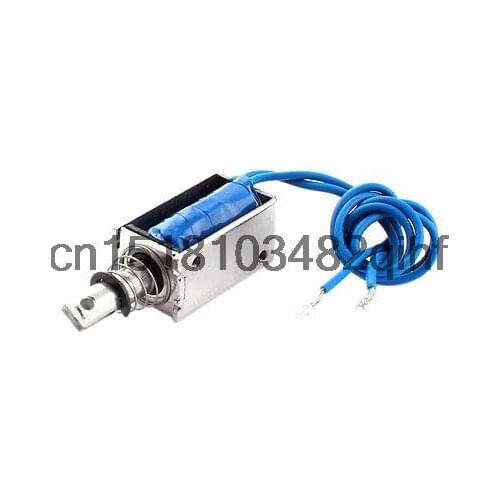 10mm 5N Pull Type Open Frame Magnet Solenoid Electromagnet DC 12V 300mA