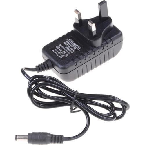 2PCS UK Plug Adjustable IP Camera and DVR 12V2A AC DC Adaptor Power Adapter Charger Supply for CCTV Camera