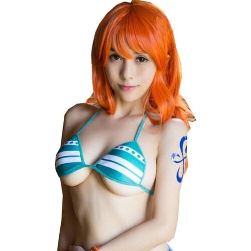 2020 ONE PIECE Nami cosplay costume sexy bikini Only Top