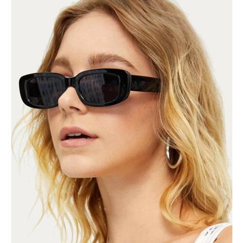 2020 Small Sunglasses Women Men Trendy Vintage Brand Designer Hip Hop Square Gradient Lens Sun Glasses Female Eyewear UV400