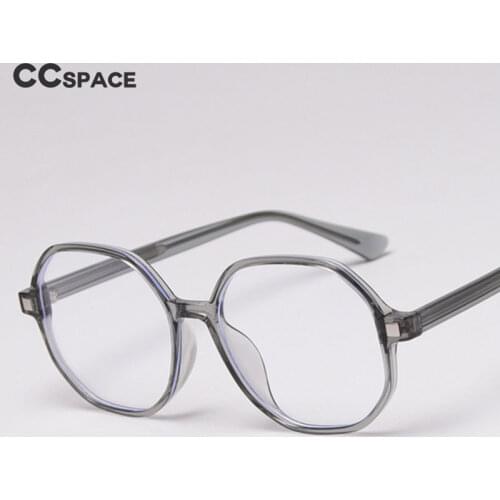 47374 Plastic Titanium Glasses Frames Built-in Metal Legs Ultralight Polygon Men Women Optical Fashion Computer Glasses