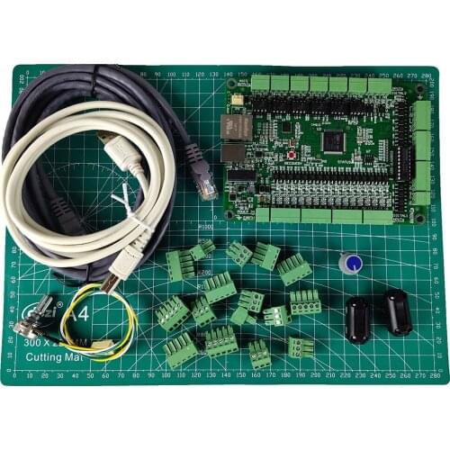 Mach3 cnc 6-axis motion control system USB + Ethernet network port integrated board engraving machine stepper motor controller