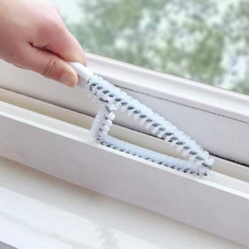 8Pcs/Set Multiple Specialized Household Tile Brush Kit Cleaning Tools Tile Lines Brush Hanging Hole for Kitchen