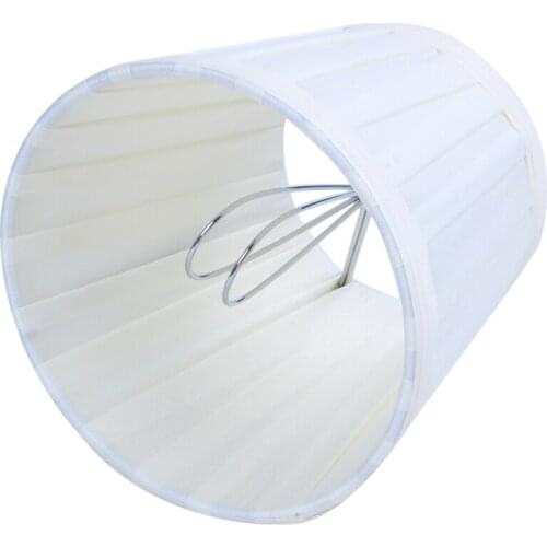 Promotion! Fabric Chandelier Lampshade Holder Clip on Sconce Beside Bed Lamp Hanging Light, light yellow