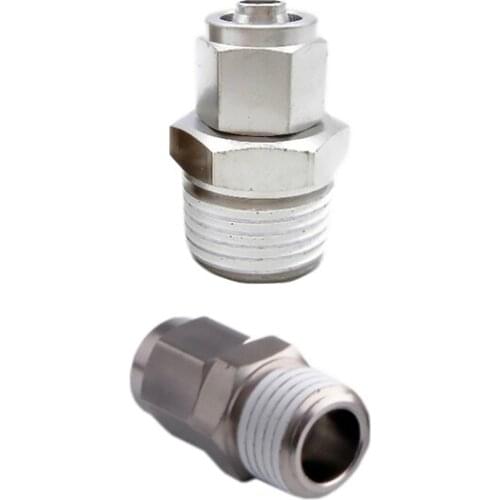 Accessories--One-Touch Fittings threaded type Straight locknut connector BKC0425-M3 BKC0425-M5 BKC0425-01 BKC0604-01