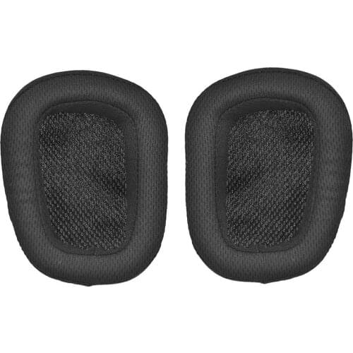 Ear Pads Cushion Earpads Parts Accessories Compatible with G933 G633 Wireless.（Black