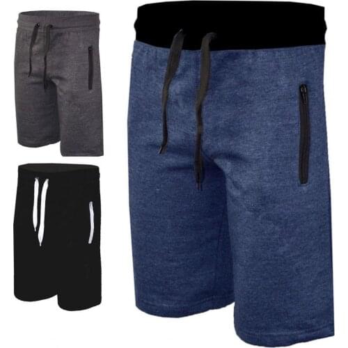Sports Jogging Men Plus Size Solid Color Drawstring Shorts Fitness short Pants homme ropa de hombre шорты с высокой талией