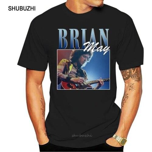 Men T shirt VINTAGE BRIAN MAY TSHIRT Women tshirt men cotton tshirt summer brand teeshirt euro size