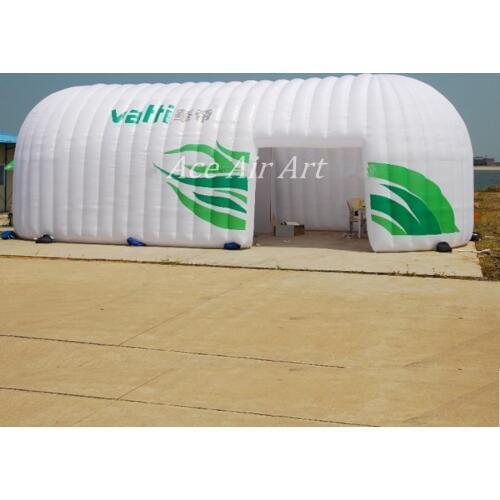 Giant Oxford durable made white long vip inflatable dome for trade show event with logo made in China