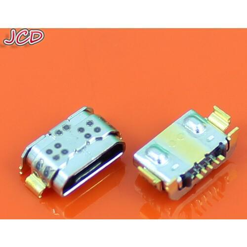 JCD 20PCS/Lot Micro USB Charge Port Dock Socket Plug Jack For Huawei P9 Lite G9 Charging Connector 5 Pin Micro USB Connector