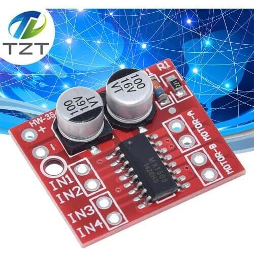 TZT DC Motor Drive Module For arduino Reversing PWM Speed Dual H Bridge Stepper Motor Mini Victory L298N