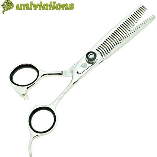 6" japan hair scissors double thinning shears professional hairdressing scissors barber thinning scissors 440C quality