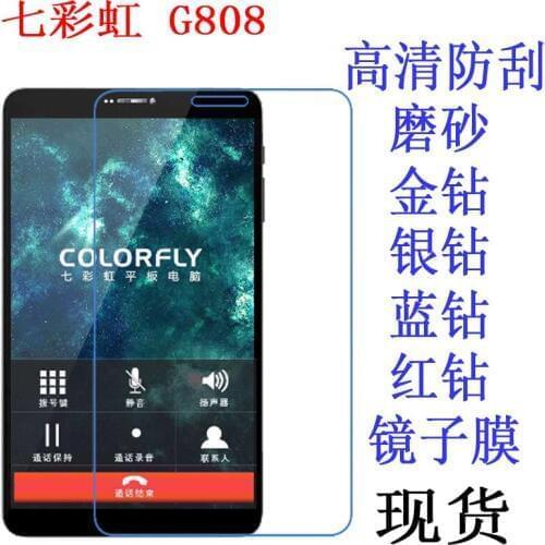 Clear Screen Protector Anti-Fingerprint Soft Protective Film For Colorfly G808 8 inch Tablet Retail Package