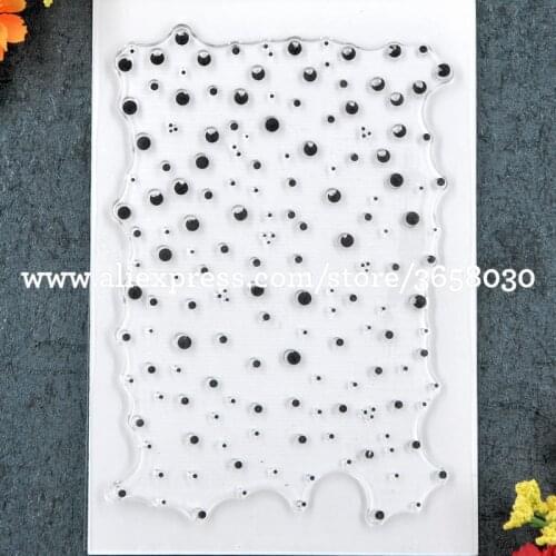 Dots Background Scrapbooking DIY photo cards rubber stamps clear stamps transparent stamp 11x16cm 8101642