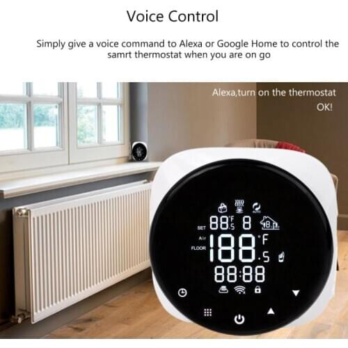 Smart Wifi Thermostat 16A Electric Floor Heating App & Voice Remote Control Tuya D0AD