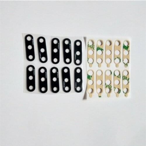 10pcs/lot For Huawei honor 7C Enjoy 8 Rear Back Camera Lens Glass Cover with Adhesive Sticker Tape Replacement Parts