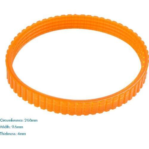268mm Girth Electric Planer Belt for 1911B, 9.6mm Width, 4mm Thickness, Electric Planer Driving Belt Power Tool Accessories