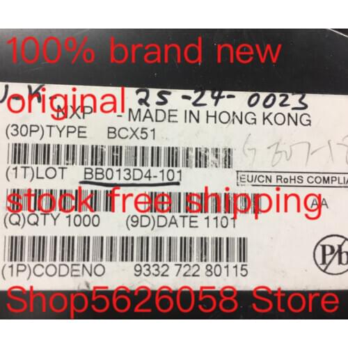 BCX51 SOT89 100% new original 30PCS-1000PCS/LOT STOCK