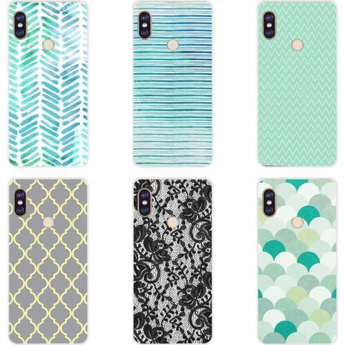 83H Classic Mint print Soft Silicone Tpu Cover phone Case for xiaomi redmi 6 pro 5 plus note 6 pro 4 4x mi 8
