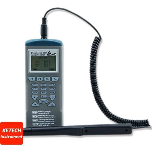 AZ9651 Interface Handheld Temp Tester RH Logger Hygrometer Datalogger