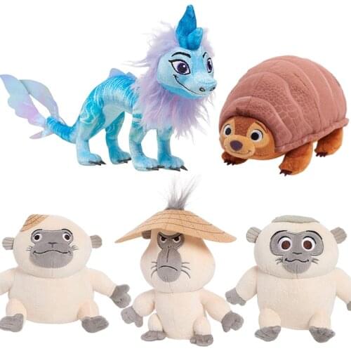 Disney Raya and The Last Dragon Sisu Dragon Plush Tuk Tuk Chattering Ongis Monkey Dyan Pan Uka Stuffed Plush Animals Doll Toys