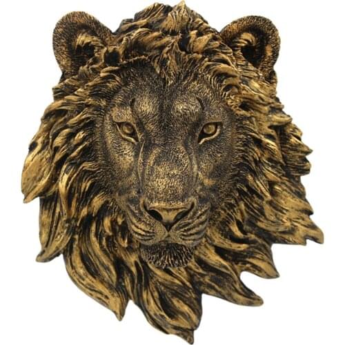 Animal Head Wall Lion Wall Decor Wall Statue Home Decor