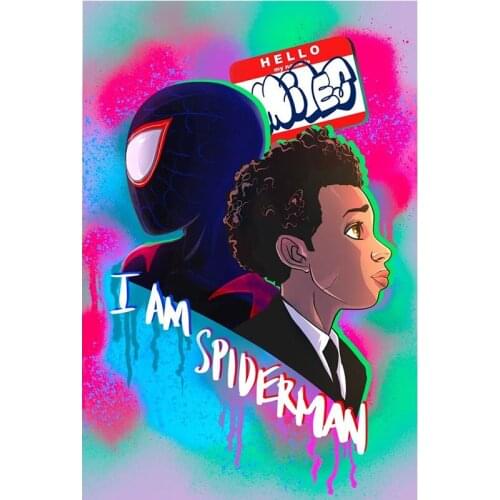 Canvas Painting Marvel Avengers SpiderMan Print Poster Superhero VENOM Movie SpiderVerse Art Picture Home Kids Room Decor Gifts
