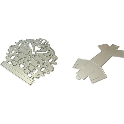 Seahorse Box Base Metal Cutting Dies Stencil Scrapbooking DIY Album Stamp Paper