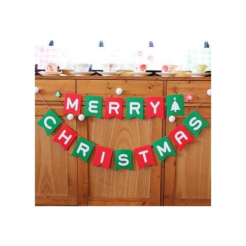 Wholesale 30sets Flags Banners Party Decoration Christmas Accessory Celebration Supplies Home Swallowtail Decorative Flag Banner