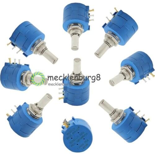 3590S-2-103L 3590S 10K ohm Precision Multiturn Potentiometer 10 Ring Adjustable Resistor