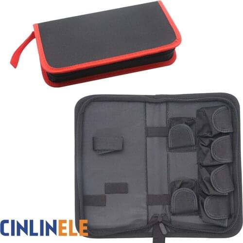 Tool Bag Toolkit Black 8/6 Pocket Canvas Bag