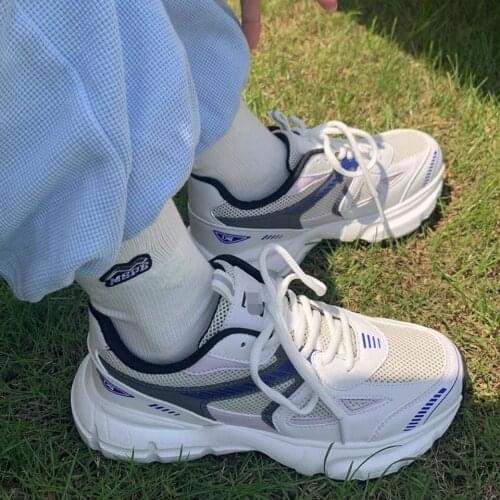 Blwbyl Womens Sneakers Platform Shoes for Women Cow Leather Fashion Mix Color Casual Daily Sneakers Lady Footwear Size 35-40