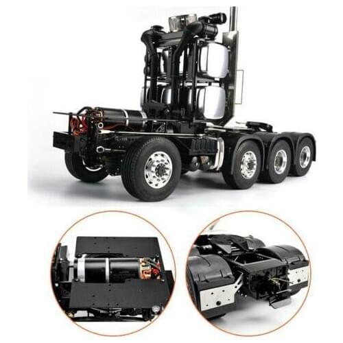 1/14 LESU MAN RC 8*8 Metal Heavy-Duty Chassis Equipment Rack Tractor Truck TH02554-SMT2