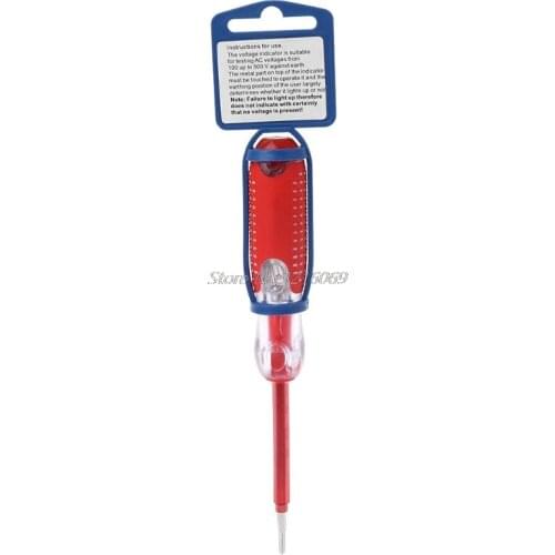 100-500V Voltage Indicator Cross & Slotted Screwdriver Electric Test Pen Durable Insulation Electrician Home Tool