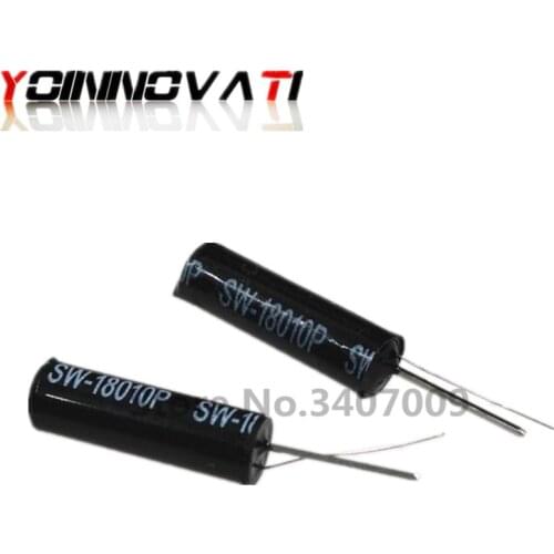 100pcs High Sensitive Vibration Switch SW-18010P Snap Switch SW18010P Vibrating Sensor