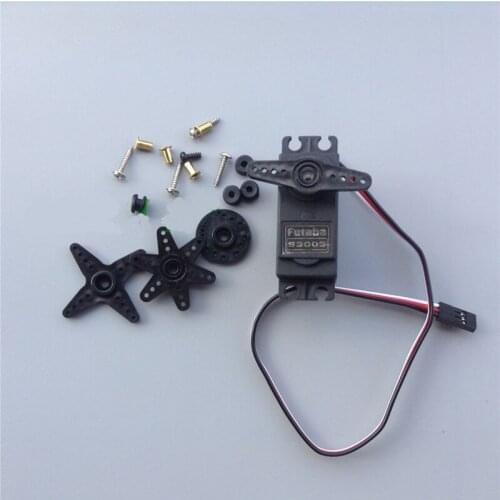 2PCS Futaba S3003 Steering Gear 90 Rotation Angle Servo Plastic Gear 3KG Rudder with Servo Parts for RC Boats/Robot/Car DIY Acc