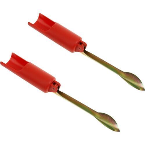 2Pcs Foldable Fishing Rod Ground Holder Pole Stand Support Fishing Supplies