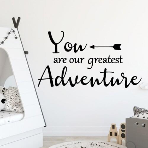 3D Sticker Arrow Adventure Kids Room Decor Wall Stickers Removable Home Decoration Wallpaper boys adesivi murali