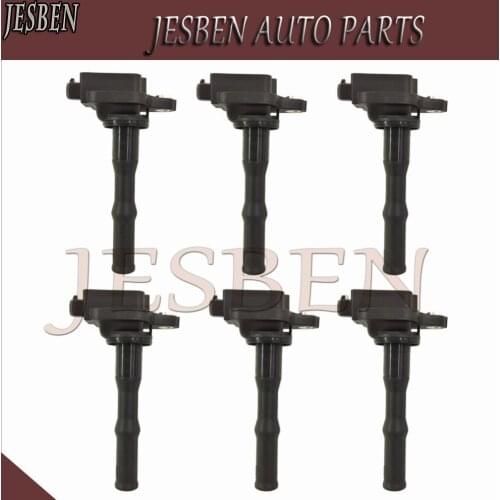 90919-02214 6PCS Ignition Coil fit for Toyota Avalon Camry LEXUS ES300 3.0L 1993-1996 Part NO# 9091902214 C968 UF204 90919-02211