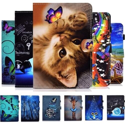 A7 Tab T500 Cute Case for Samsung Galaxy Tab A7 10.4" 2020 Cover SM- T505 T505 T507 estuche fold Stand 10.4 inch Cover Shell