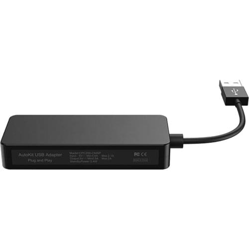 Car Auto Hands Free Car play USB Dongle for Phone for Car Radio System Black