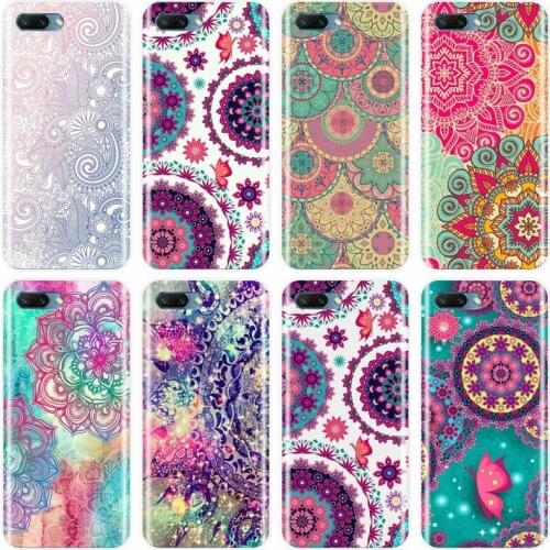 Floral mandala Mandara Cover Soft TPU Silicone Phone Case For Huawei MATE 7 8 9 10 20 pro Honor 8 9 10 V10 NOTE10 lite
