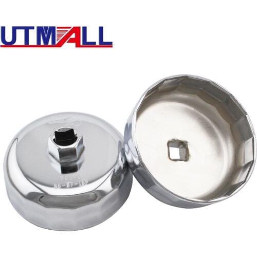 2 In 1 Oil Filter Cap Wrench SOCKET Removal Tool 86mm 87mm 16 Flutes FOR BMW 316 318 VOLVO S40 S70 S80