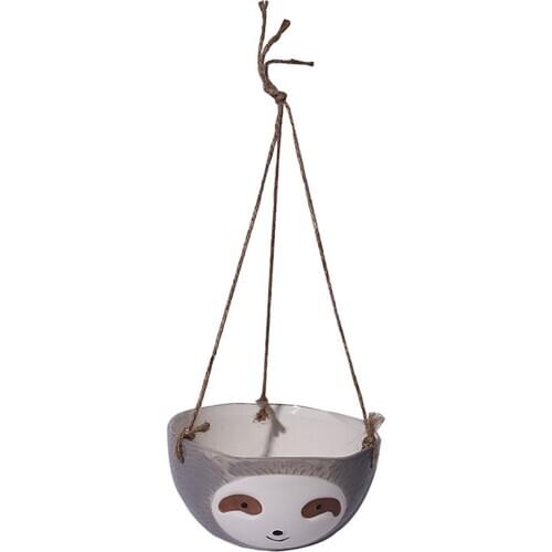 Home Garden Decoration Flower Basket Hanging Plants Holder Gifts 1PCS Large Diameter 14.5*9*14.5cm Planter Mini Ornaments