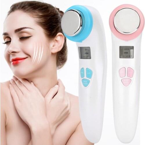 Intelligent Ultrasonic Face Lifting Massager Ion Import Facial Cleansing Instrument Skin Care Tool
