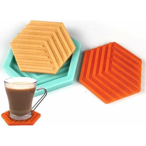 Diy Round Coaster Silicone Molds For Resin Tea Cup Mat Coaster Molds For Resin Casting Mold Diameter 11cm/10cm